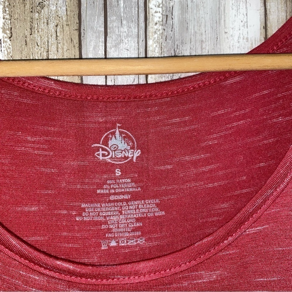 NWT Disney Red Glitter Mickey Outline Tank - Picture 4 of 5
